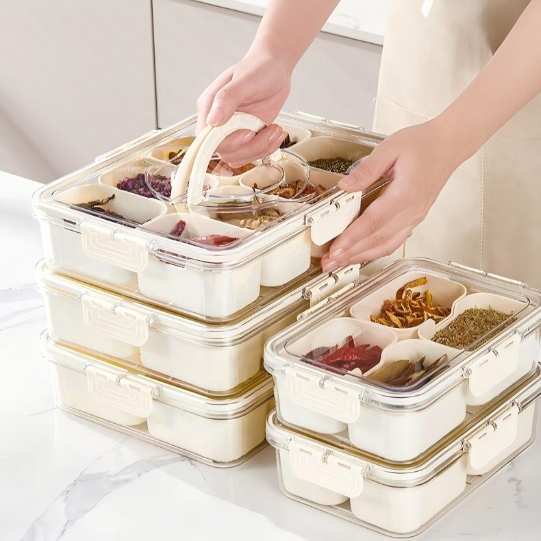 Compartment Storage Box — model HS895739406616, BPA-free storage & organizers by YAZHEN