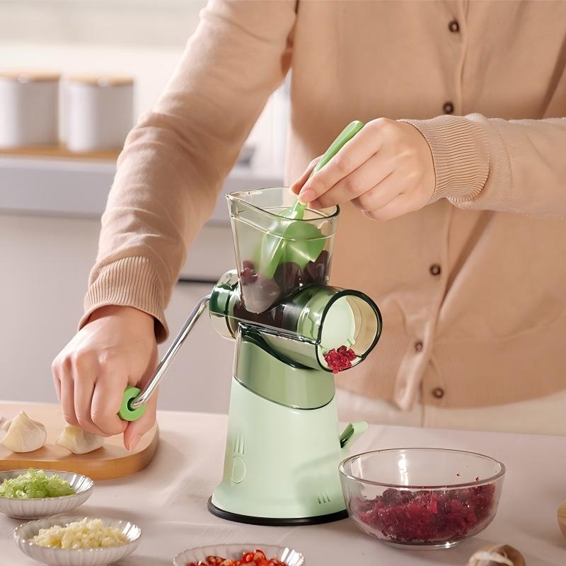Hand-Crank Rotary Meat Grinder — model SM650142455905, BPA-free kitchen gadgets by YAZHEN
