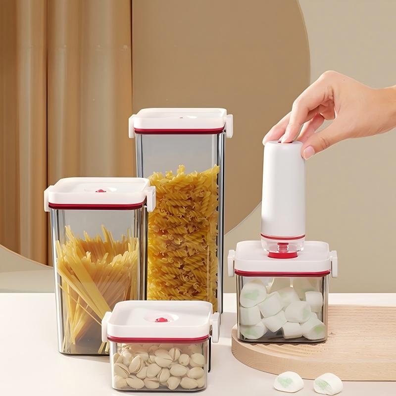 Manual Vacuum Pump Sealed Jar — model SM688659919417, BPA-free food storage & preservation by YAZHEN