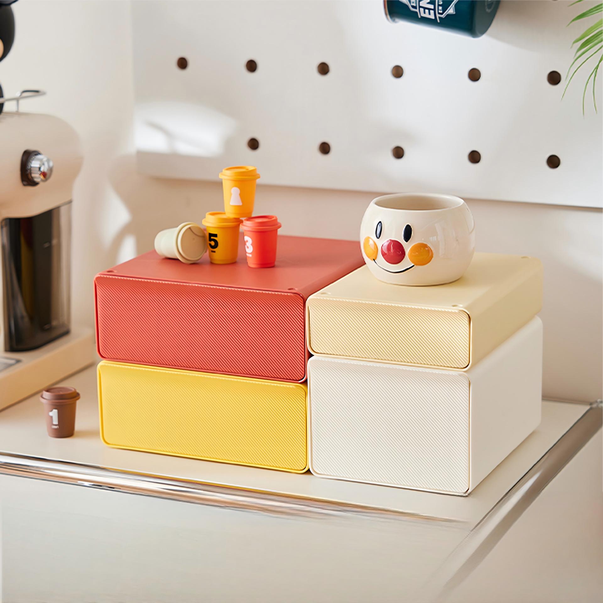 Desktop Organizer Box (21×20.5×8.2 cm) — model WF1049186084058, BPA-free storage & organizers by YAZHEN