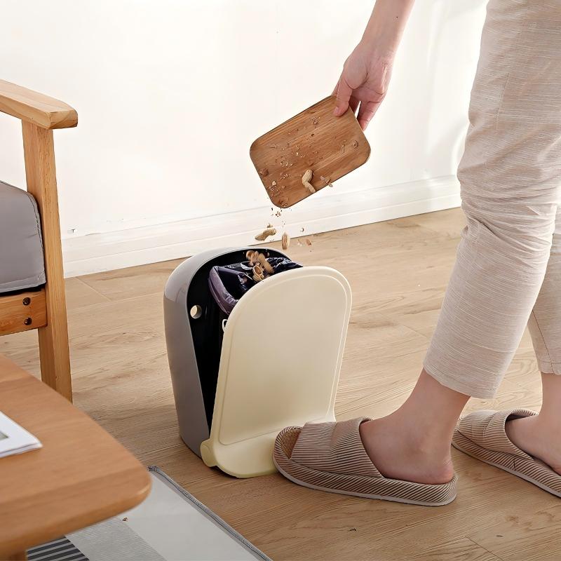 Foot-Pedal Trash Can — model WF541965515294, BPA-free laundry & cleaning by YAZHEN