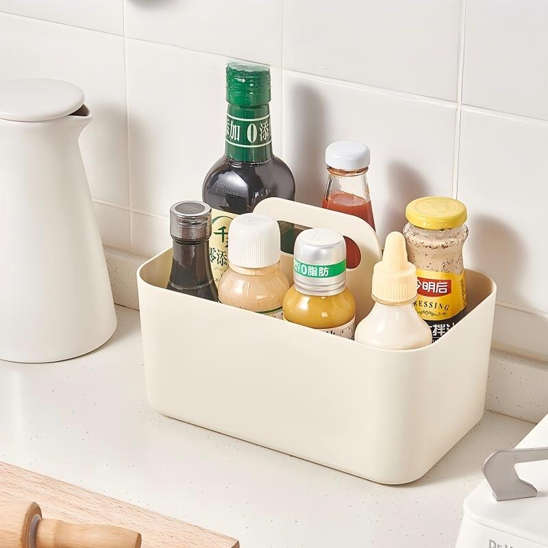 Kitchen Divided Handle Basket — model WF613463873188, BPA-free storage & organizers by YAZHEN