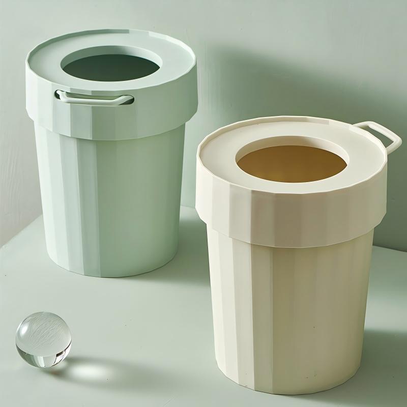 Portable Double-Layer Trash Can — model WF965124403533, BPA-free laundry & cleaning by YAZHEN