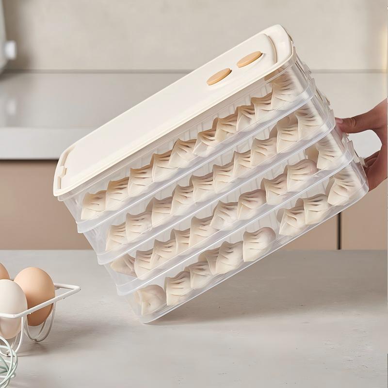 Divided Dumpling Box — model WF970273267406, BPA-free food storage & preservation by YAZHEN