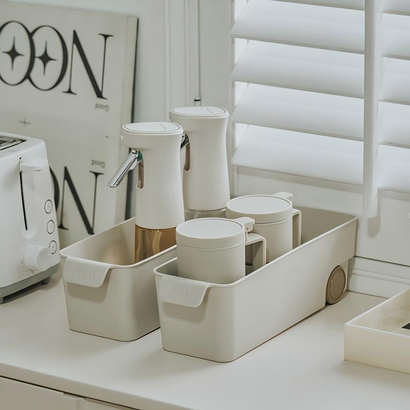 Pull-Out Storage Box with Wheels — model WF971328491792, BPA-free storage & organizers by YAZHEN