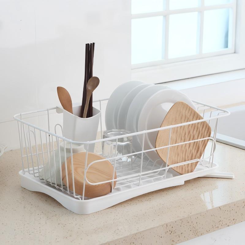 Kitchen Dish Drainer Rack — model YM642177983690, BPA-free laundry & cleaning by YAZHEN