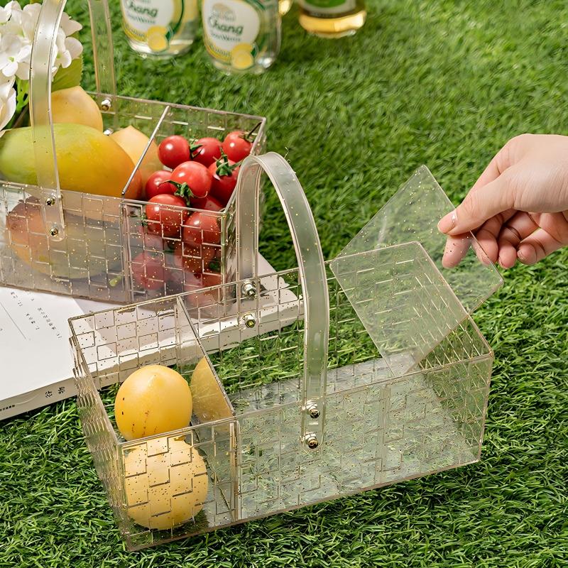 Portable Storage Basket (24.5×12.4×21.5 cm) — model YM720461823616, BPA-free storage & organizers by YAZHEN