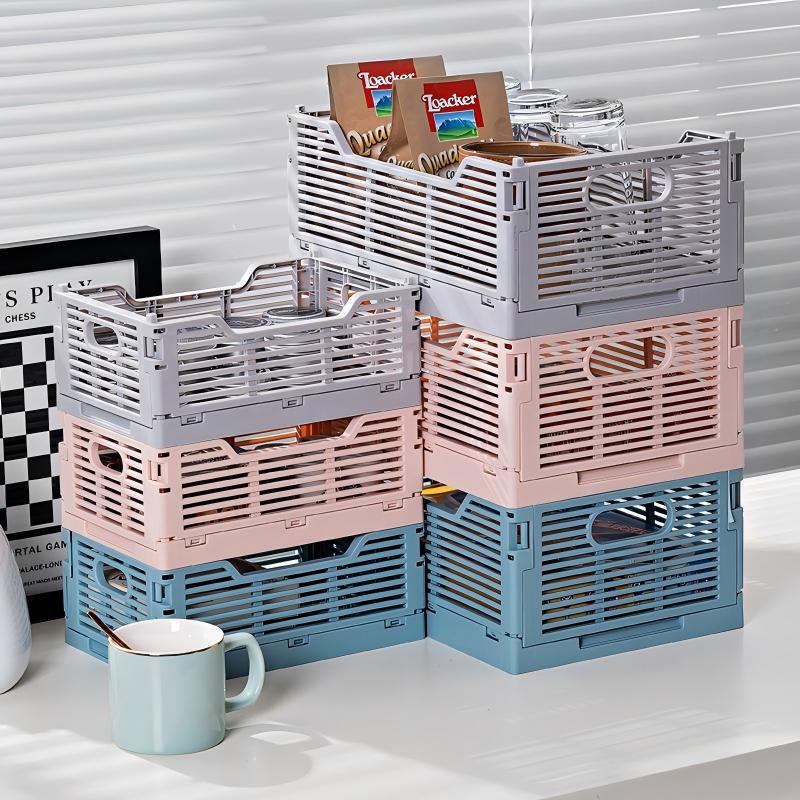 Foldable Plastic Basket — model YM737459856999, BPA-free storage & organizers by YAZHEN